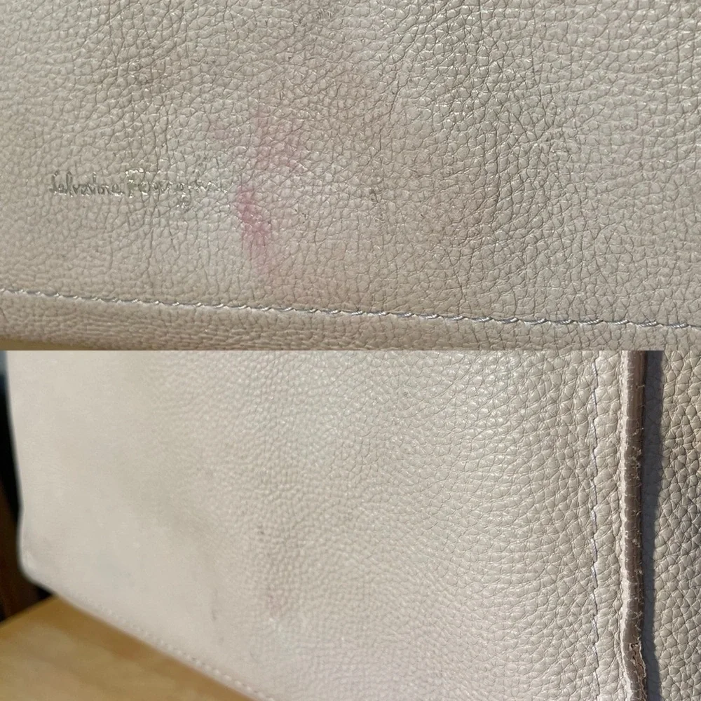 Salvatore Ferragamo Amy Large Leather Tote | Made in Italy